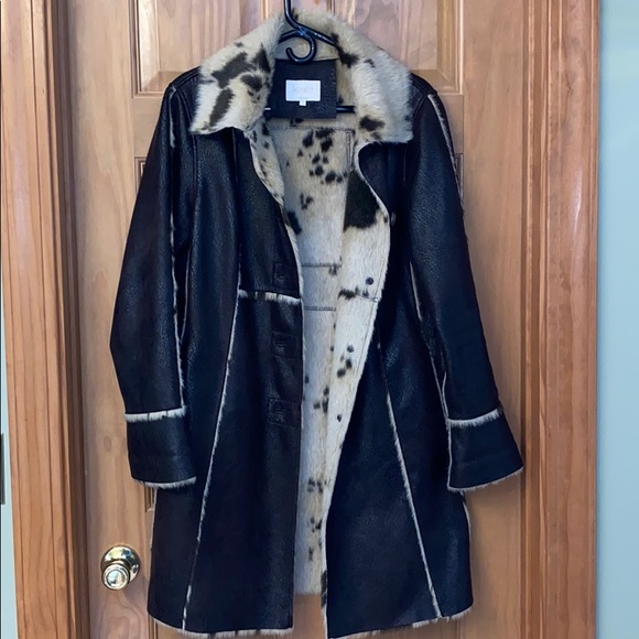 Laundry By Shelli Segal Jackets & Blazers - Laundry beautiful faux fur/leather jacket, large